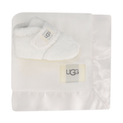 Ugg bebê unissex chinelos de branco