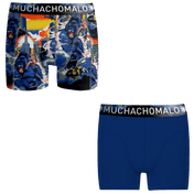 Enfants Muchachomalo Garçons Sous-vêtement Bleu Cobalt