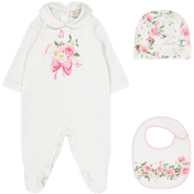 Monnalisa Baby Babypack White