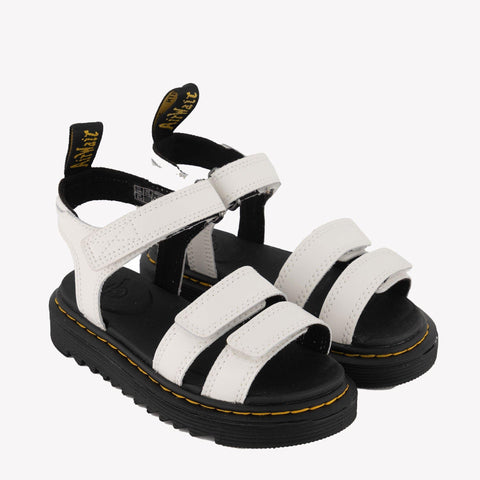 Dr. Martens Mädchen Sandalen Weiß