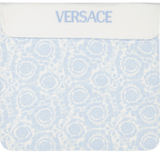 Versace baby unisex filt blå