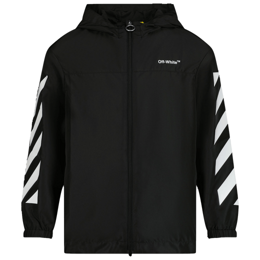 Off-White Kinder Jongens Jas Zwart 4Y