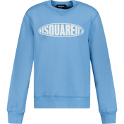Dsquared2 Sweter dla chłopców dla dzieci jasnoniebieski
