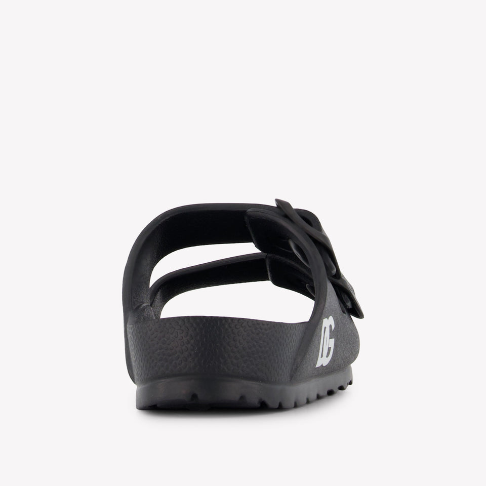 Dolce & Gabbana Jungen Hausschuhe rein Schwarz