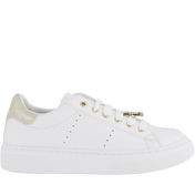Tommy Hilfiger Kids Girls Sneakers White