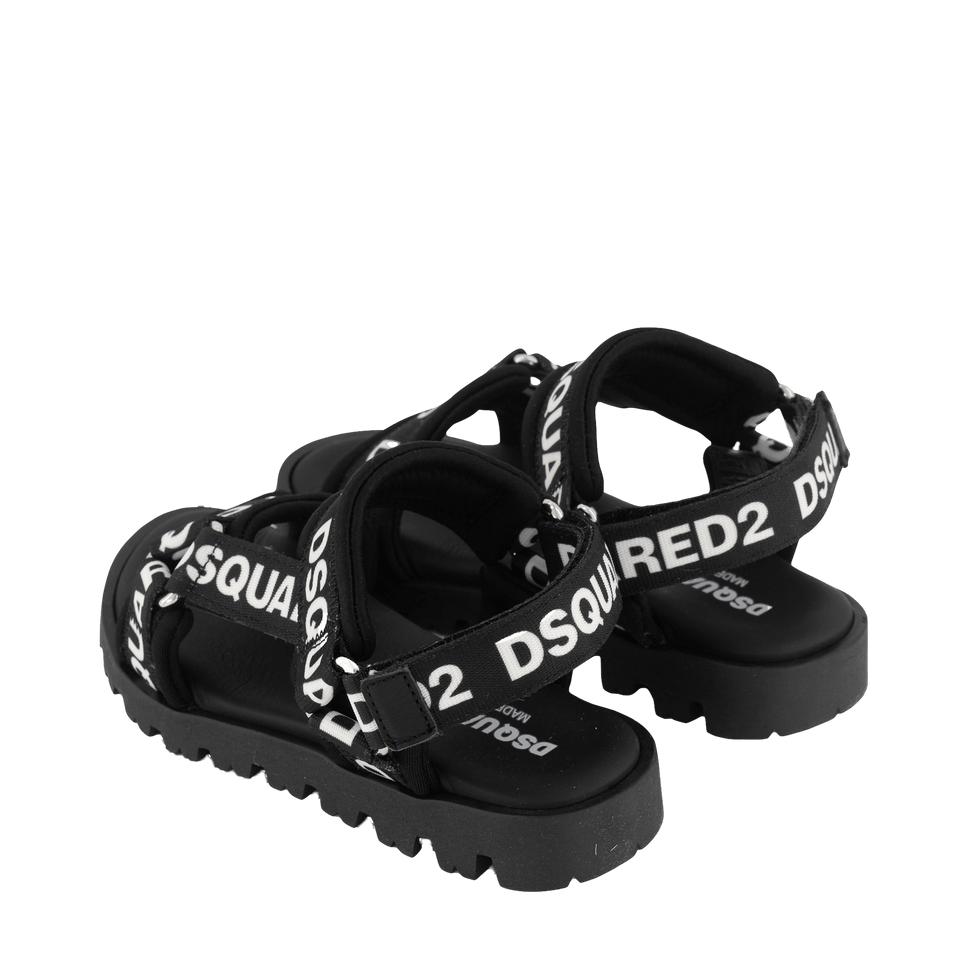 Dsquared2 Kinder Unisex Sandalen Zwart
