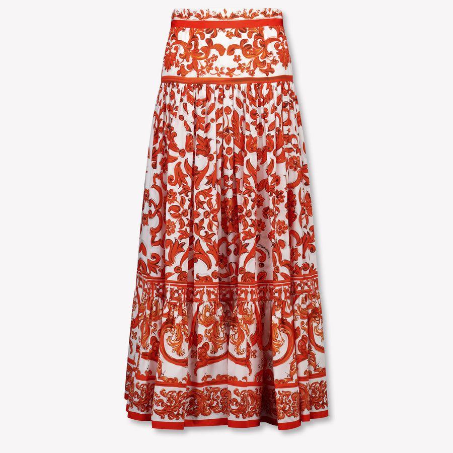 Dolce & Gabbana Enfants Filles Jupe en Orange
