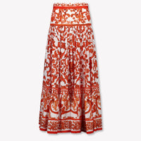 Dolce & Gabbana Kinder Mädchen Rock rein Orange