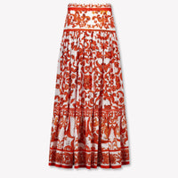 Dolce & Gabbana Kinder Mädchen Rock rein Orange