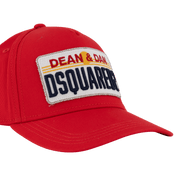 Dsquared2 para niñas para niños gorros rojos