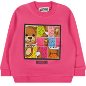 Moschino baby piger sweater fuchsia