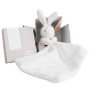Doudou et compagnie bébé lapin + Doudou Blanc