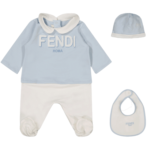 Fendi Unisex Tuta in scatola Azzurro