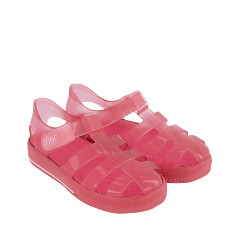 Igor Brillo Kinder Ragazze Scarpe d'acqua Fucsia