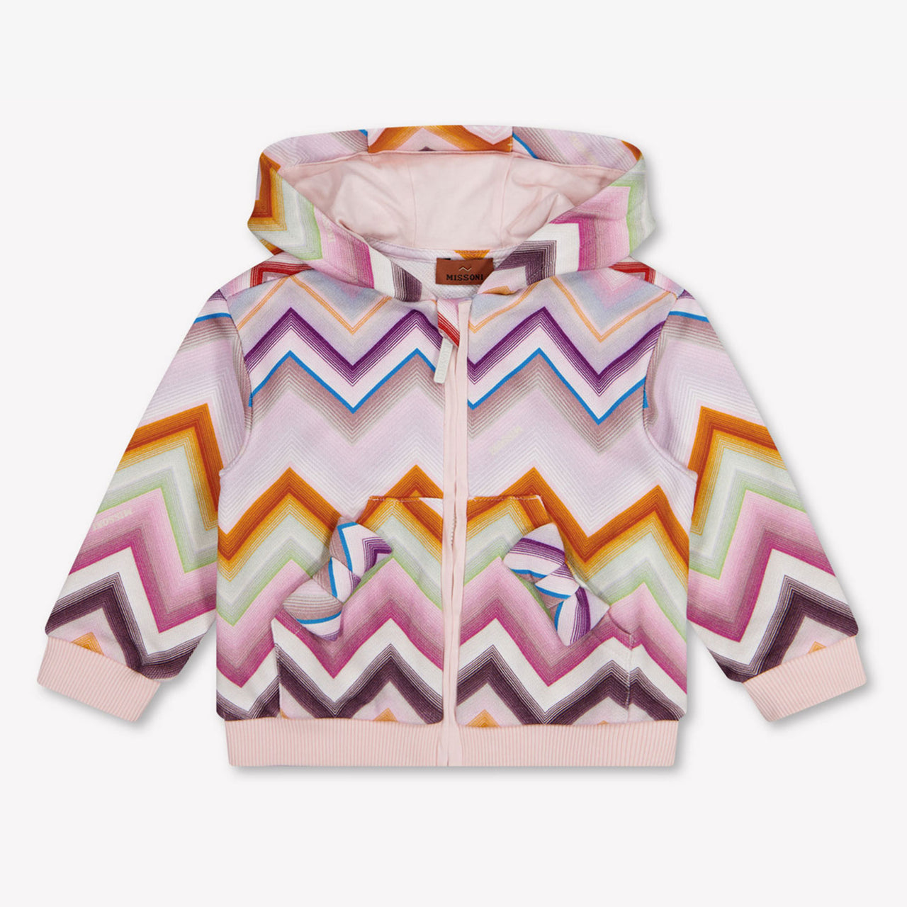 Missoni Bébé Filles Cardigan en Rose Léger