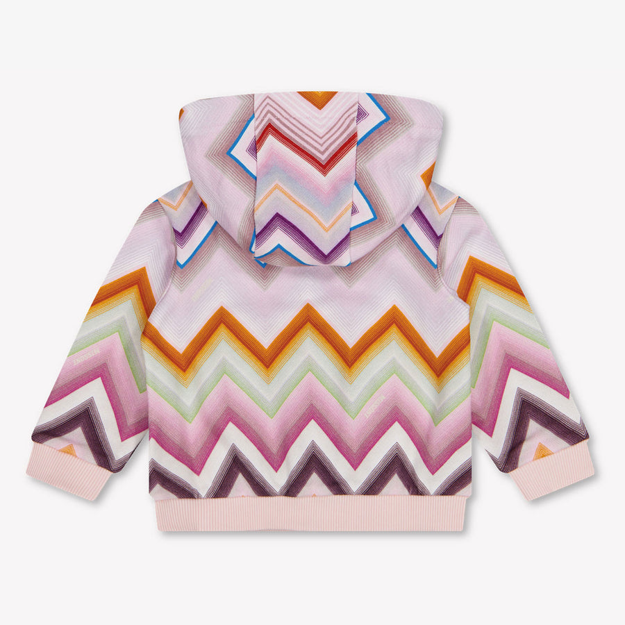 Missoni Bébé Filles Cardigan en Rose Léger