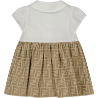 Fendi Bébé Filles Robe Beige