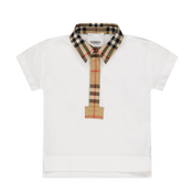 Burberry Baby Jungen Poloshirt Weiß