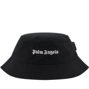 Palm Angels Kids Bids Hat Negro