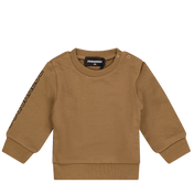 DSQUARED2 BABY UNISEX SWEATER CAMEL