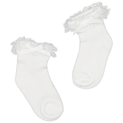 Mayoralské holčičky ponožky bílé