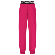 Dolce & Gabbana Children's Girls Pants Fuchsia