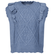 Suéter de niñas para niños de alcalde azul