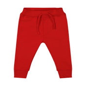 Dsquared2 dětské dívčí kalhoty červené