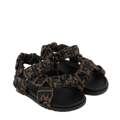 Fendi Kinder Unisex Sandalen Bruin