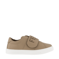 Fendi Kinder Unisex Sneakers Beige 27