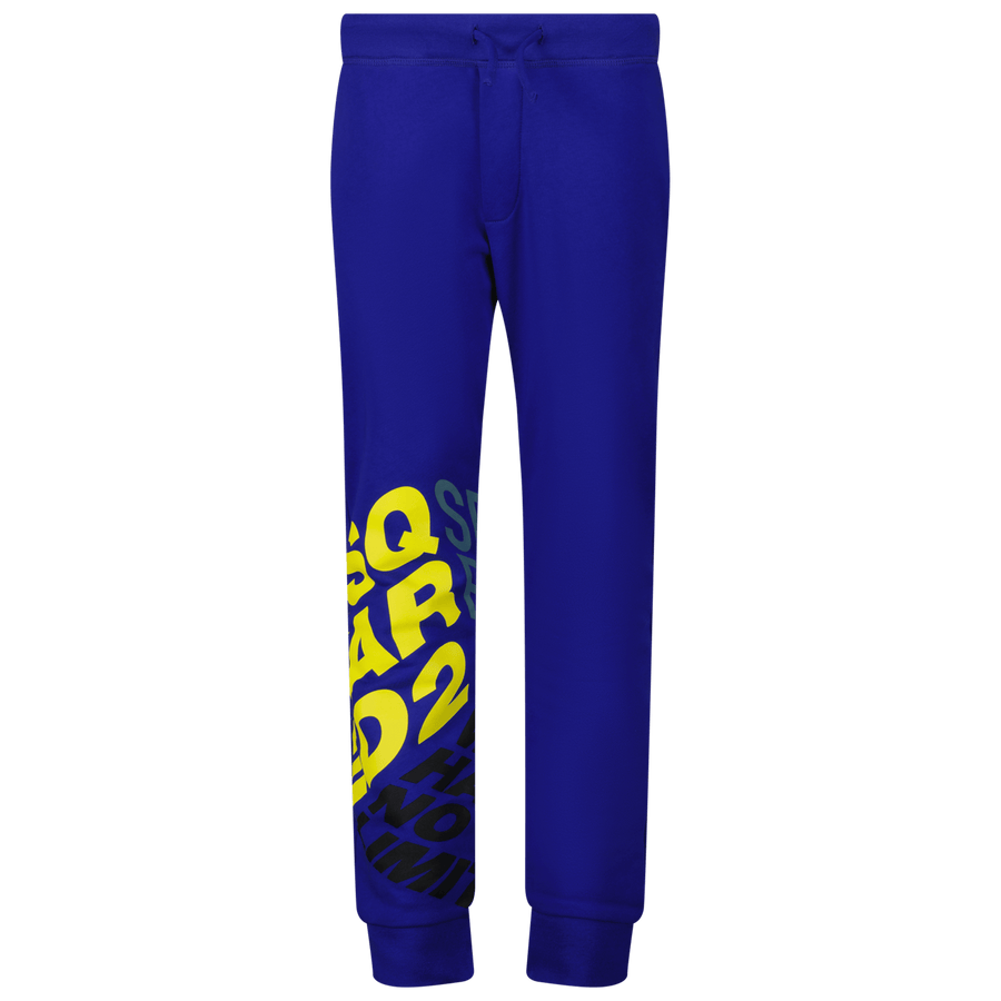 Dsquared2 Kinder Unisex Broek Cobalt Blauw