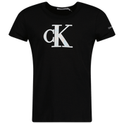 Calvin Klein børnepiger t-shirt sort