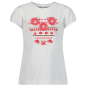 T-shirt per bambini di Mayoral Kids Off White
