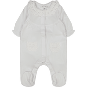 Tartine et Chocolat Baby Box Suit Bianco