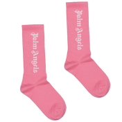 Palm Angels Enfant Filles Chaussette Rose Léger