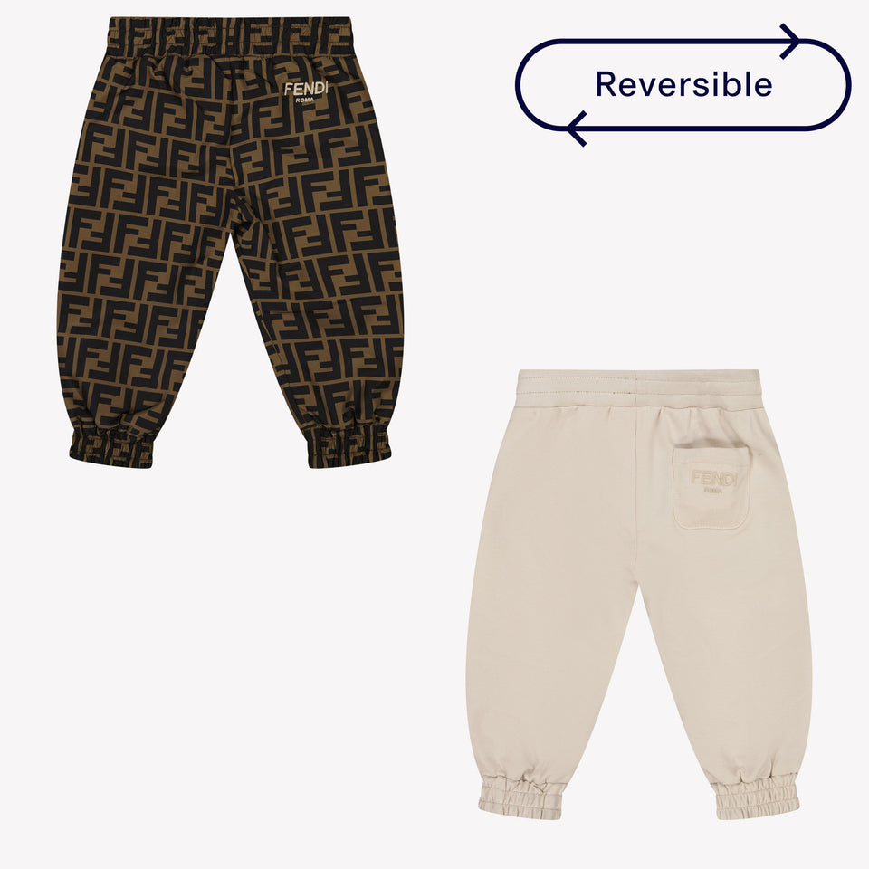 Fendi Baby Unisex pants in Brown