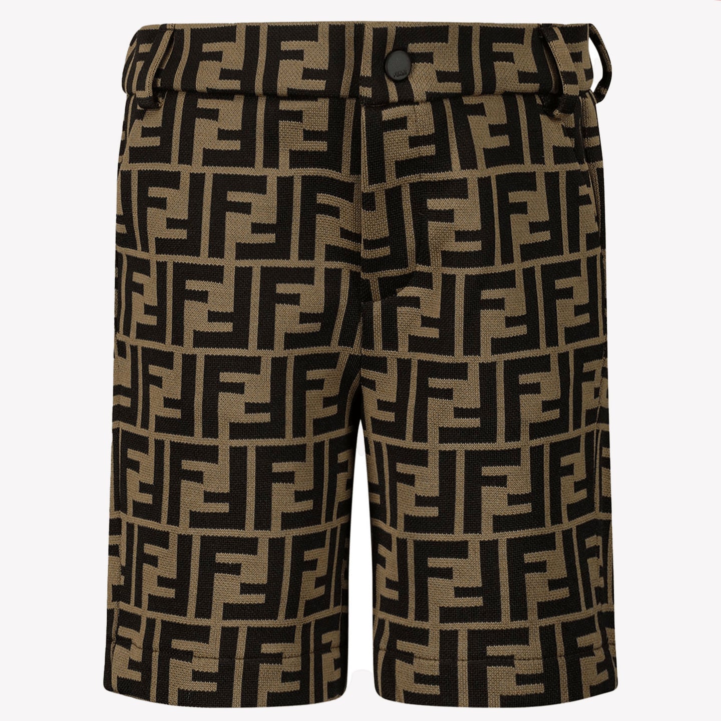 Fendi Bebé Chicos Shorts tes Marrón