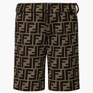 Fendi Bébé Garçons Short dans Marron