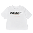 Burberry Baby Unisex T-Shirt Wit 6 mnd