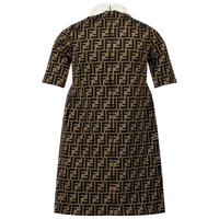 Fendi Kinder Meisjes Jurk Bruin