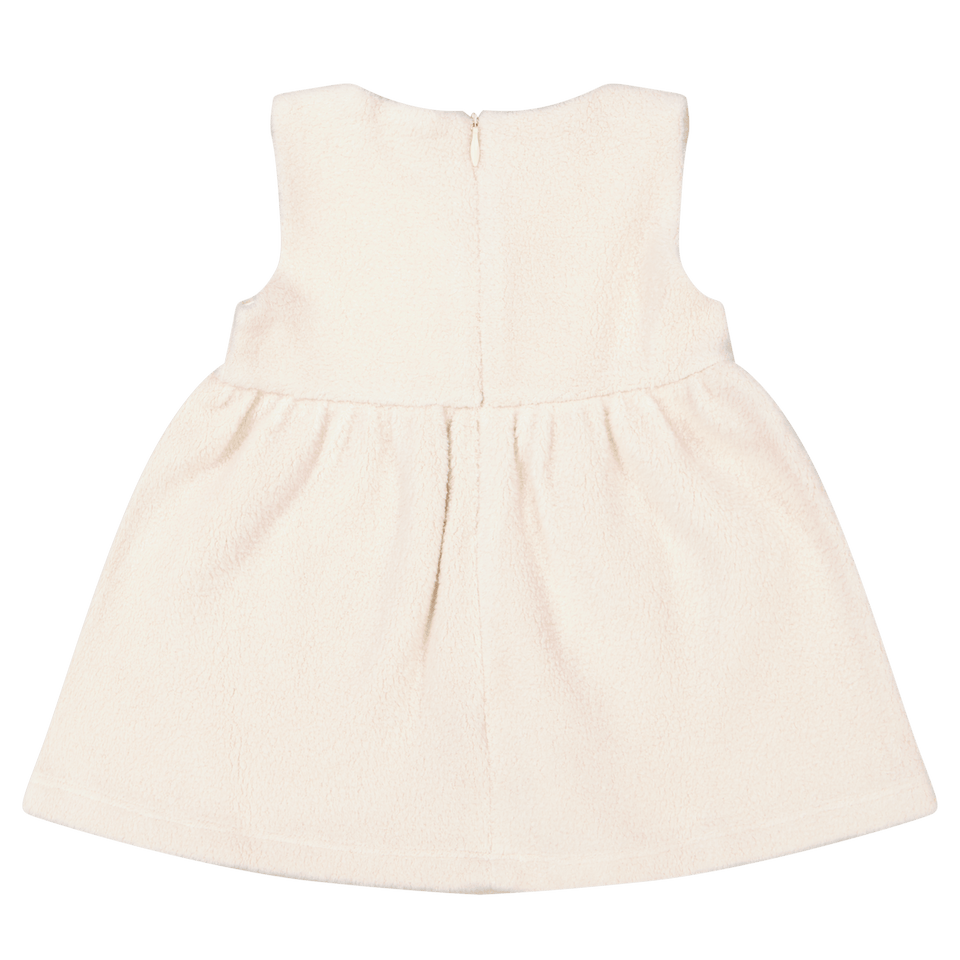 Baby Girls Dress Cream