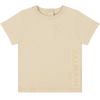 Balmain Bebé unisex camiseta beige