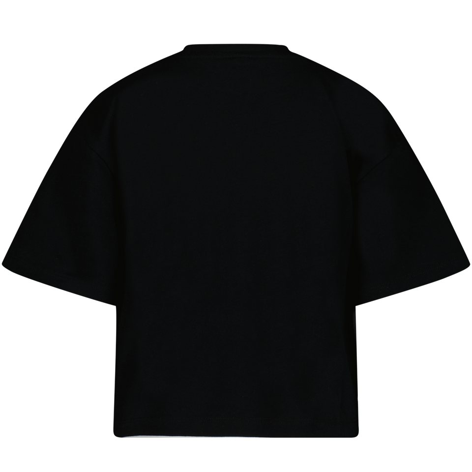 Stella McCartney Kinder Meisjes T-Shirt Zwart