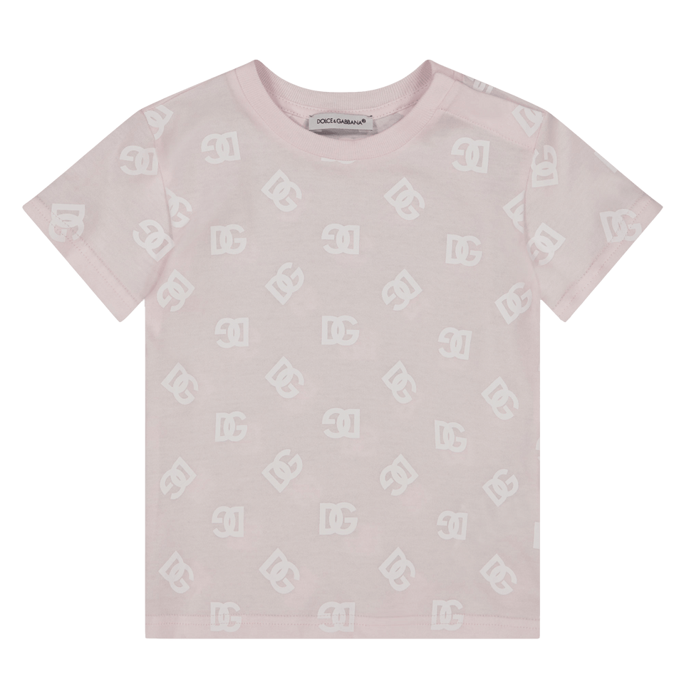 Dolce & Gabbana Baby Meisjes T-Shirt Licht Roze 3/6