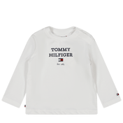 Tommy Hilfiger baby unisex t-shirt vit