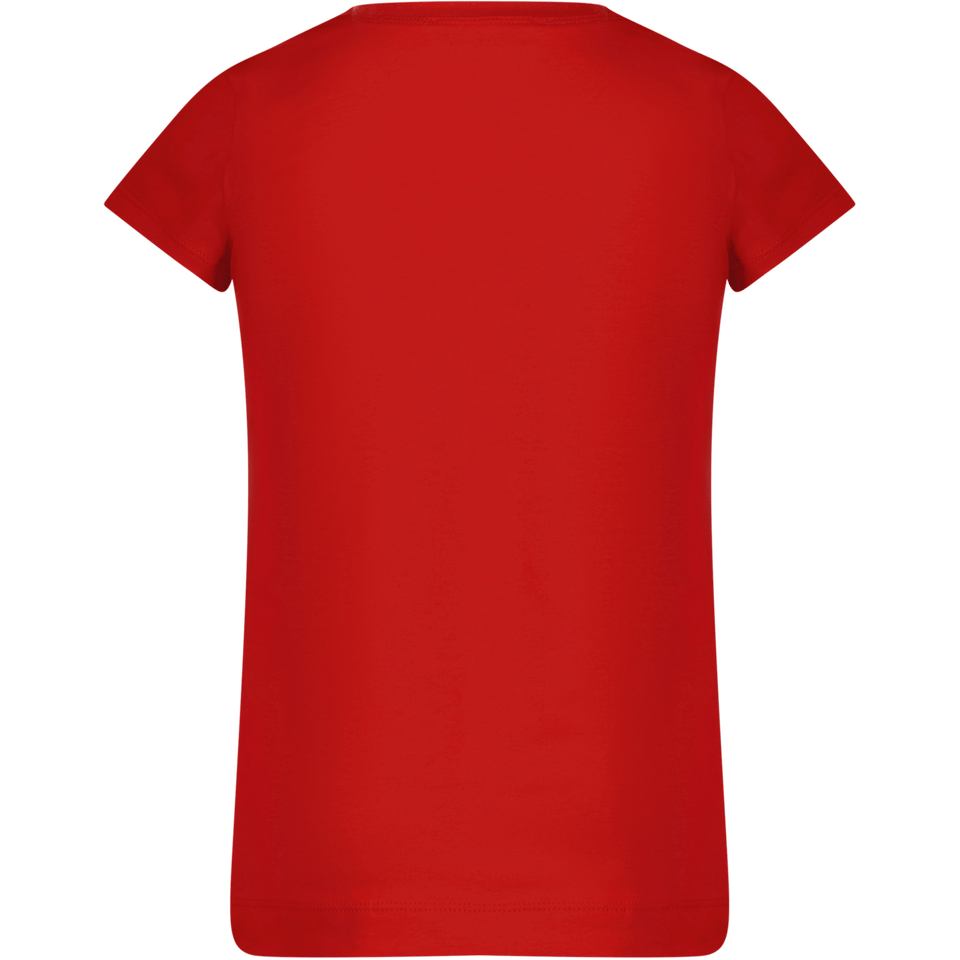 MonnaLisa Kinder Meisjes T-Shirt Rood