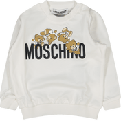 Moschino baby unisex genser hvit