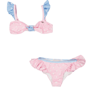Monennalisa Børns piger badetøj lyserød