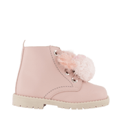 Andanines infantis sapatos de garotas rosa claro