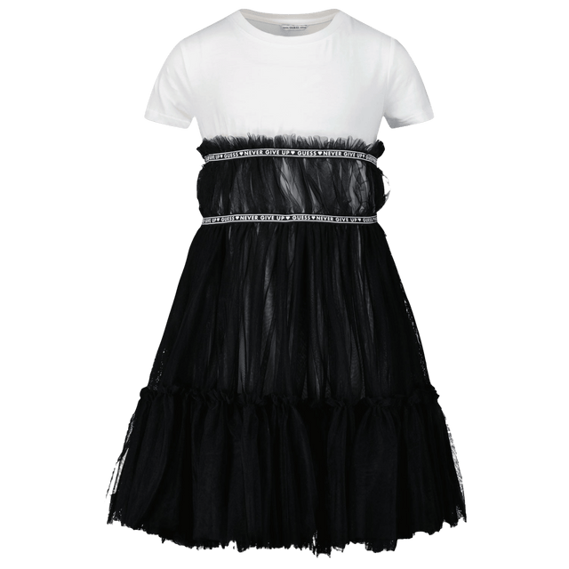 Guess black cheap and white dress